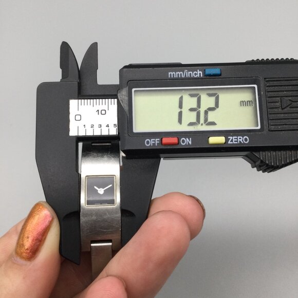 Coach Watch Women 13mm Silver Tone Black Dial Swiss Made New Battery 7" - Picture 12 of 14